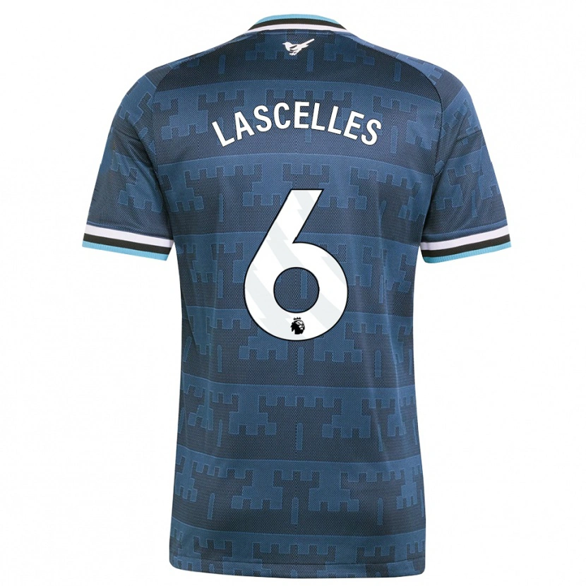 Danxen Homme Maillot Jamaal Lascelles #6 Jaune Noir Bleu Tenues Extérieur 2026/27 T-Shirt