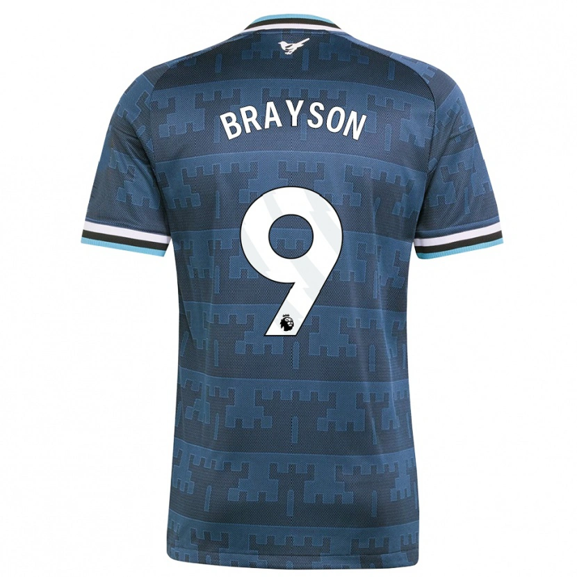 Danxen Homme Maillot Joe Brayson #9 Jaune Noir Bleu Tenues Extérieur 2026/27 T-Shirt