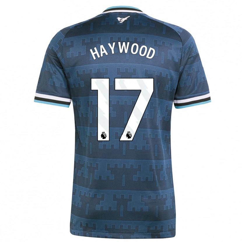 Danxen Homme Maillot Sophie Haywood #17 Jaune Noir Bleu Tenues Extérieur 2026/27 T-Shirt
