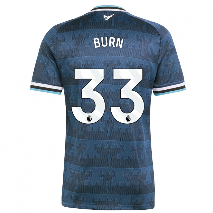 Danxen Homme Maillot Dan Burn #33 Jaune Noir Bleu Tenues Extérieur 2026/27 T-Shirt