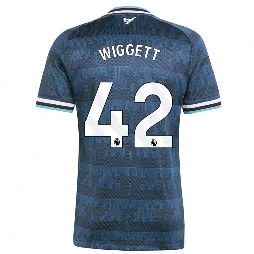 Danxen Homme Maillot Charlie Wiggett #42 Jaune Noir Bleu Tenues Extérieur 2026/27 T-Shirt