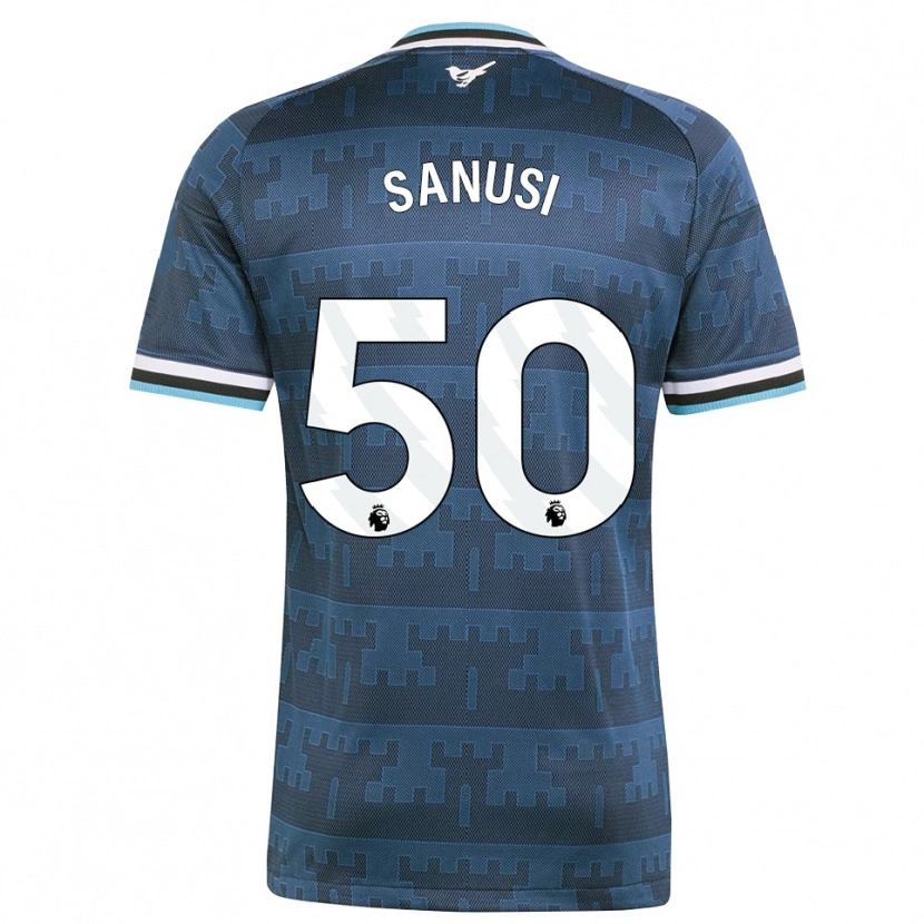 Danxen Homme Maillot Trevan Sanusi #50 Jaune Noir Bleu Tenues Extérieur 2026/27 T-Shirt