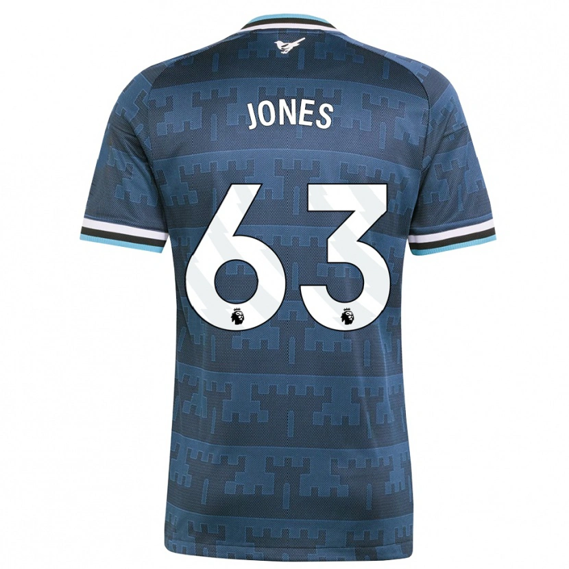 Danxen Homme Maillot Tyler Jones #63 Jaune Noir Bleu Tenues Extérieur 2026/27 T-Shirt