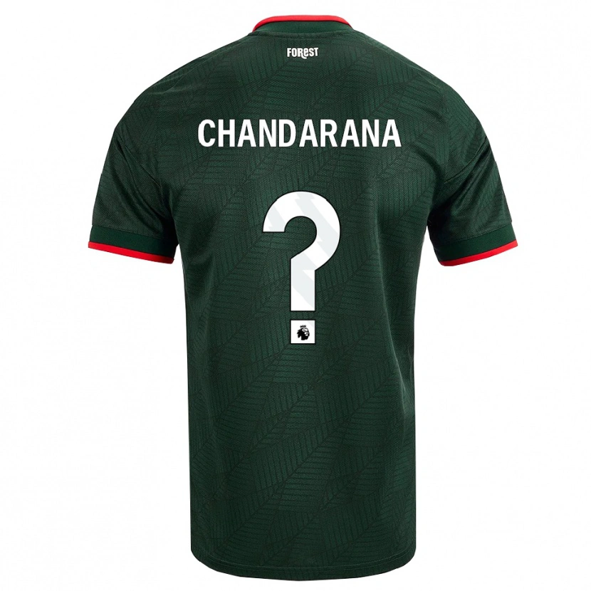Danxen Homme Maillot Millie Chandarana #0 Vert Foncé Rouge Tenues Extérieur 2026/27 T-Shirt