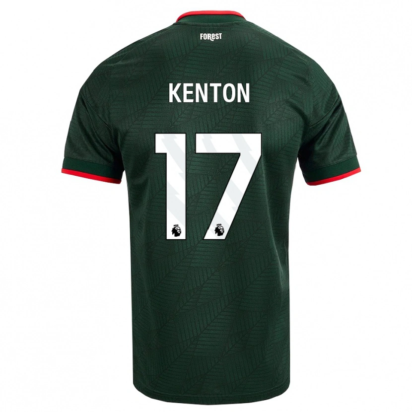 Danxen Homme Maillot Kamai Kenton #17 Vert Foncé Rouge Tenues Extérieur 2026/27 T-Shirt