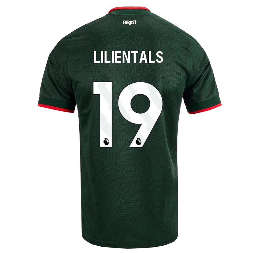 Danxen Homme Maillot Matiss Lilientals #19 Vert Foncé Rouge Tenues Extérieur 2026/27 T-Shirt
