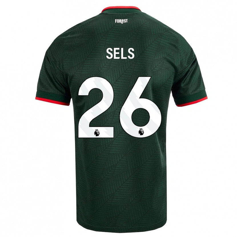 Danxen Homme Maillot Matz Sels #26 Vert Foncé Rouge Tenues Extérieur 2026/27 T-Shirt