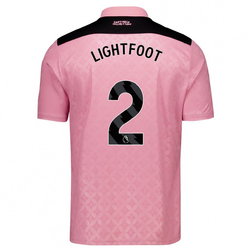 Danxen Homme Maillot Archie Lightfoot #2 Lightpink Noir Tenues Extérieur 2026/27 T-Shirt