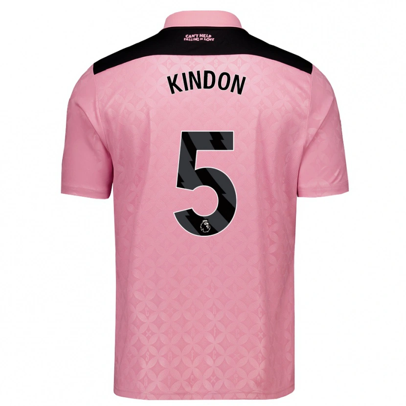 Danxen Homme Maillot Ben Kindon #5 Lightpink Noir Tenues Extérieur 2026/27 T-Shirt