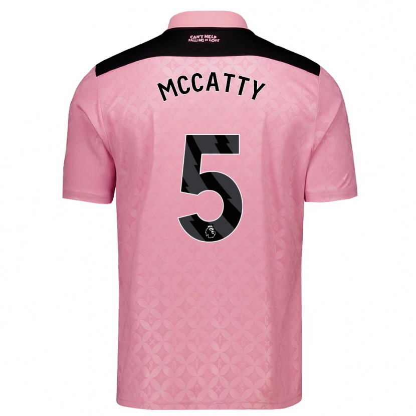 Danxen Homme Maillot Grace Mccatty #5 Lightpink Noir Tenues Extérieur 2026/27 T-Shirt
