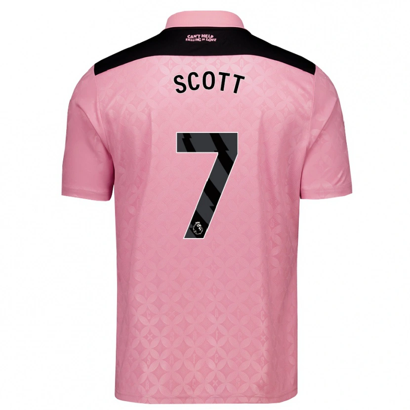 Danxen Homme Maillot Felix Scott #7 Lightpink Noir Tenues Extérieur 2026/27 T-Shirt