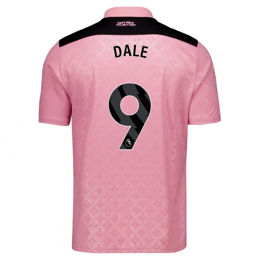 Danxen Homme Maillot Eleanor Dale #9 Lightpink Noir Tenues Extérieur 2026/27 T-Shirt