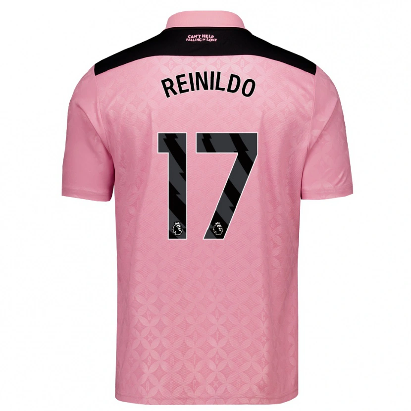 Danxen Homme Maillot Reinildo Mandava #17 Lightpink Noir Tenues Extérieur 2026/27 T-Shirt