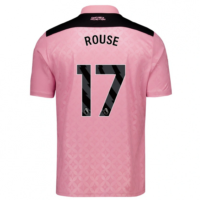 Danxen Homme Maillot Mollie Rouse #17 Lightpink Noir Tenues Extérieur 2026/27 T-Shirt