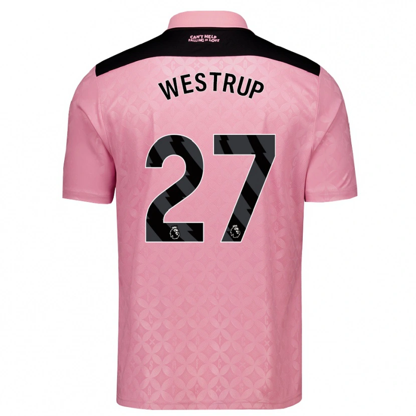 Danxen Homme Maillot Brianna Westrup #27 Lightpink Noir Tenues Extérieur 2026/27 T-Shirt