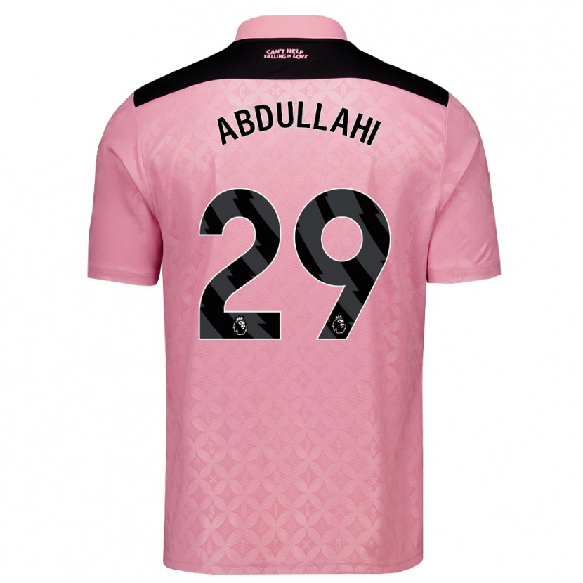 Danxen Homme Maillot Ahmed Abdullahi #29 Lightpink Noir Tenues Extérieur 2026/27 T-Shirt