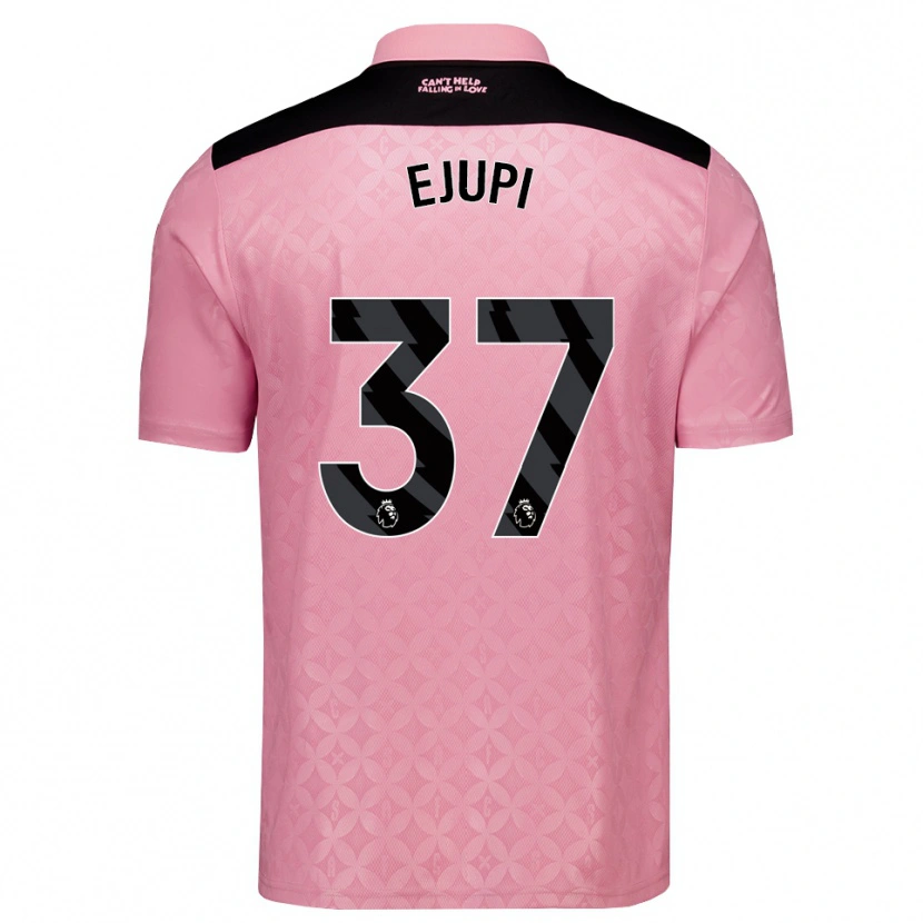 Danxen Homme Maillot Elizabeta Ejupi #37 Lightpink Noir Tenues Extérieur 2026/27 T-Shirt