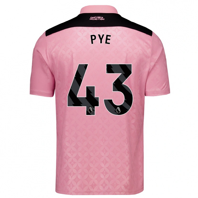 Danxen Homme Maillot Connor Pye #43 Lightpink Noir Tenues Extérieur 2026/27 T-Shirt