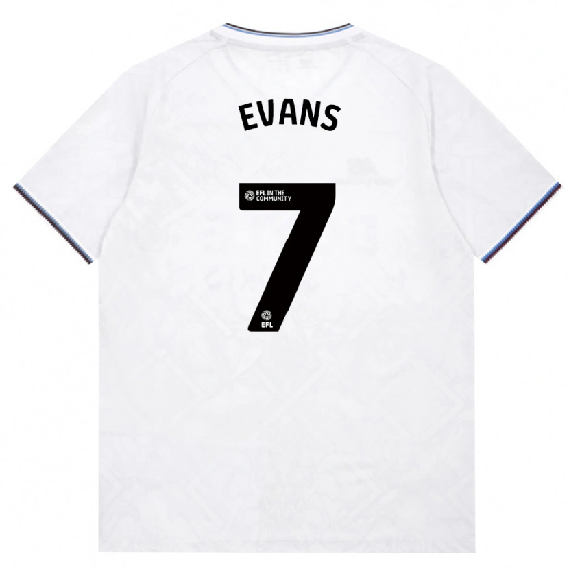 Danxen Homme Maillot Lisa Evans #7 Bourgogne Blanc Tenues Extérieur 2026/27 T-Shirt