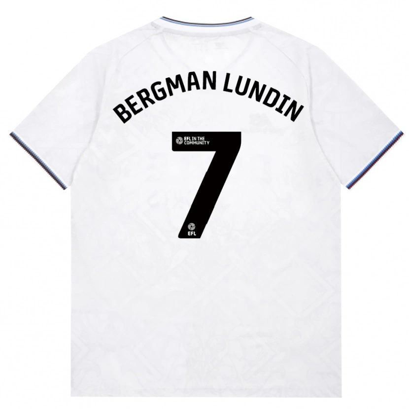 Danxen Homme Maillot Marika Bergman-Lundin #7 Bourgogne Blanc Tenues Extérieur 2026/27 T-Shirt