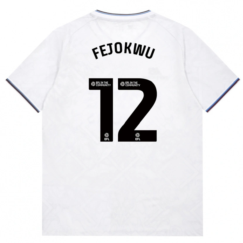 Danxen Homme Maillot Emmanuel Fejokwu #12 Bourgogne Blanc Tenues Extérieur 2026/27 T-Shirt