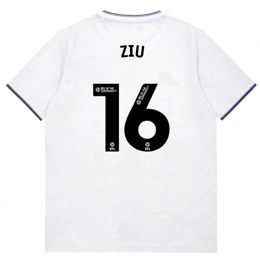 Danxen Homme Maillot Jessica Ziu #16 Bourgogne Blanc Tenues Extérieur 2026/27 T-Shirt