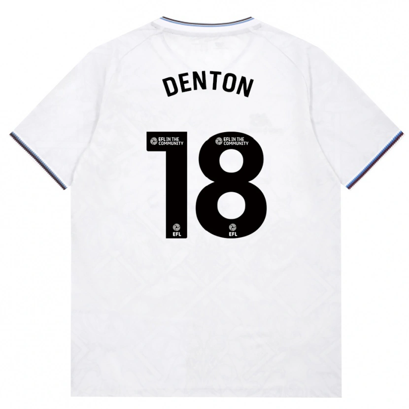 Danxen Homme Maillot Anouk Denton #18 Bourgogne Blanc Tenues Extérieur 2026/27 T-Shirt