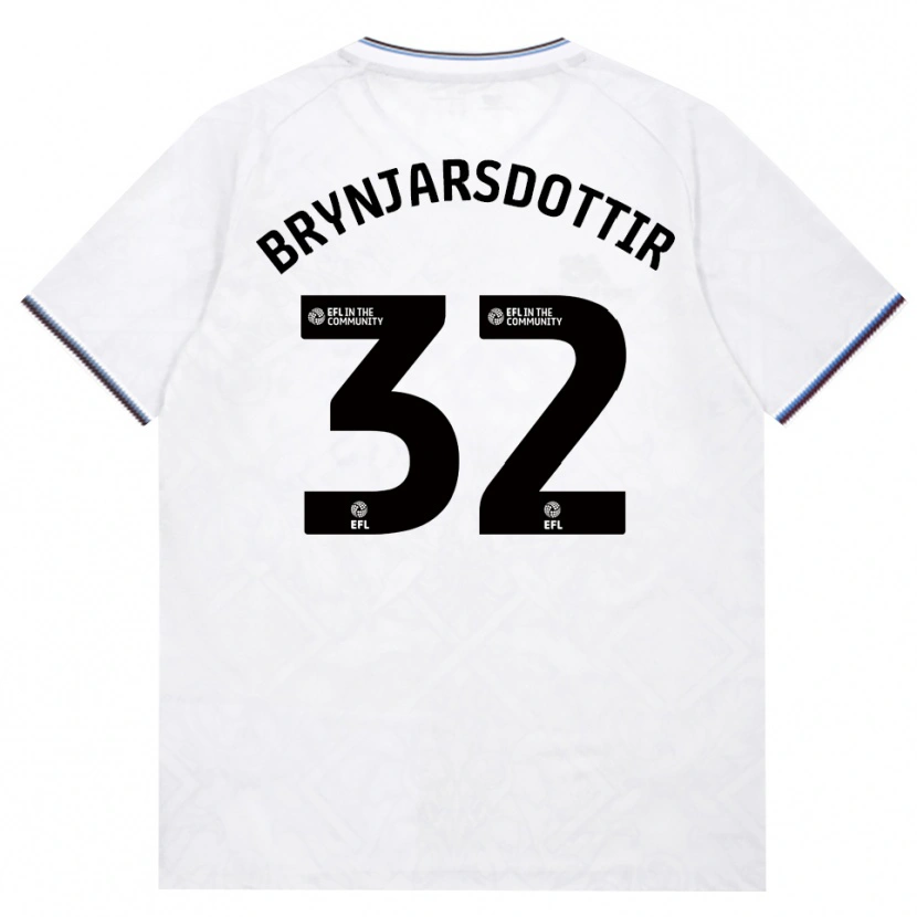Danxen Homme Maillot Dagny Brynjarsdottir #32 Bourgogne Blanc Tenues Extérieur 2026/27 T-Shirt