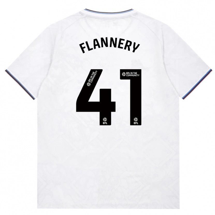 Danxen Homme Maillot Keira Flannery #41 Bourgogne Blanc Tenues Extérieur 2026/27 T-Shirt