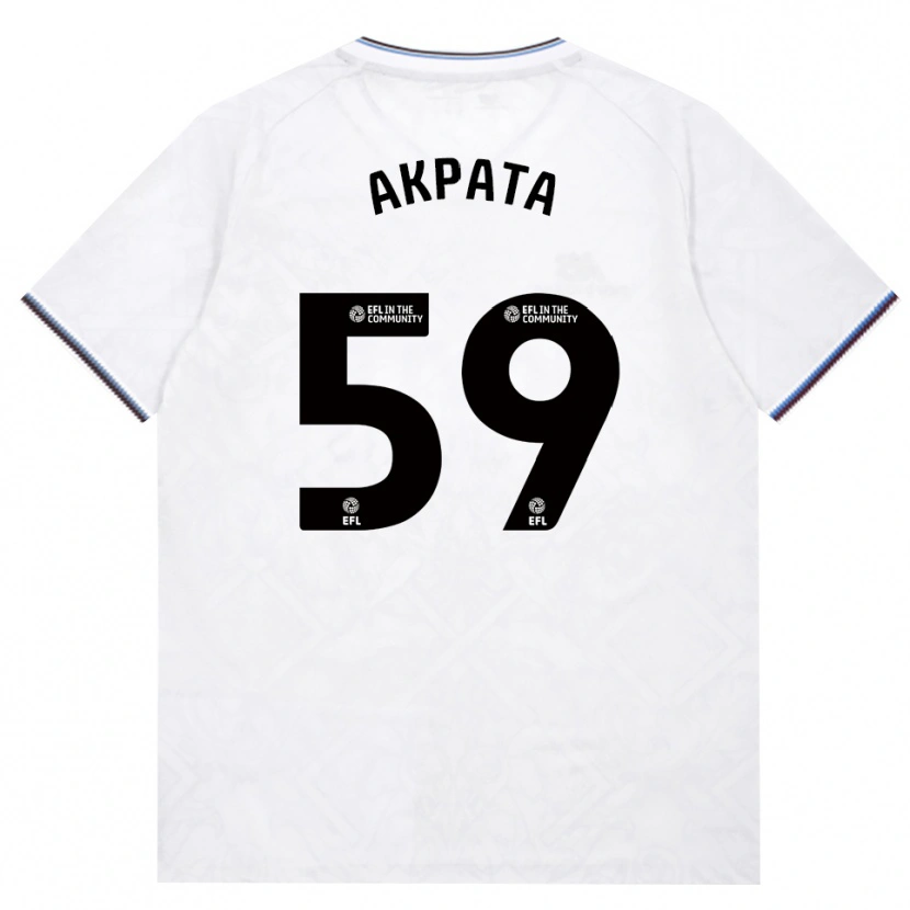 Danxen Homme Maillot Tyron Akpata #59 Bourgogne Blanc Tenues Extérieur 2026/27 T-Shirt