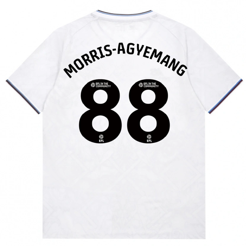 Danxen Homme Maillot Reggie Morris-Agyemang #88 Bourgogne Blanc Tenues Extérieur 2026/27 T-Shirt