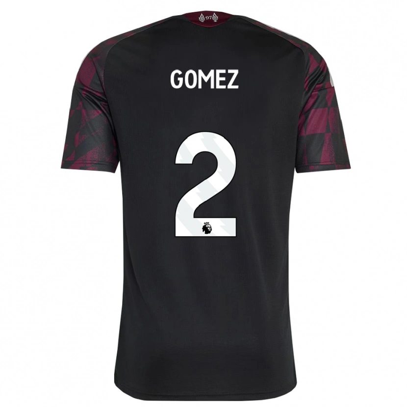 Danxen Homme Maillot Joe Gomez #2 Noir Blanc Violet Troisieme 2026/27 T-Shirt
