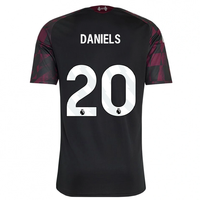 Danxen Homme Maillot Yana Daniels #20 Noir Blanc Violet Troisieme 2026/27 T-Shirt