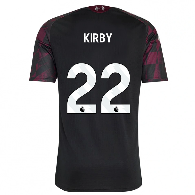 Danxen Homme Maillot Faye Kirby #22 Noir Blanc Violet Troisieme 2026/27 T-Shirt