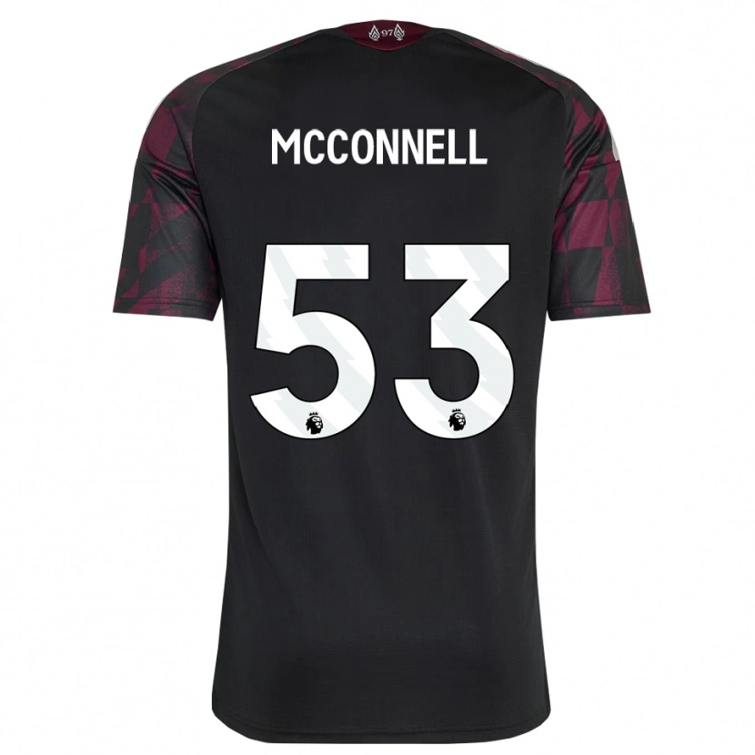 Danxen Homme Maillot James Mcconnell #53 Noir Blanc Violet Troisieme 2026/27 T-Shirt
