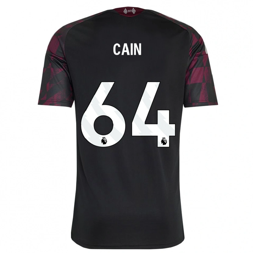 Danxen Homme Maillot Jake Cain #64 Noir Blanc Violet Troisieme 2026/27 T-Shirt