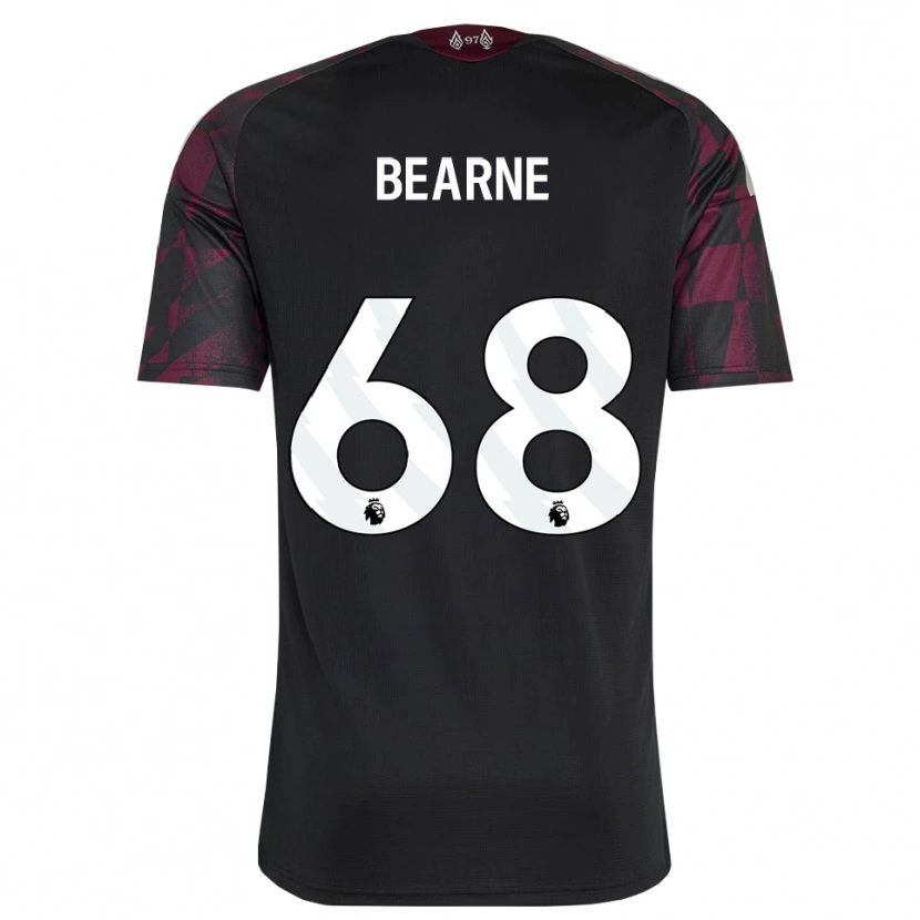 Danxen Homme Maillot Jack Bearne #68 Noir Blanc Violet Troisieme 2026/27 T-Shirt