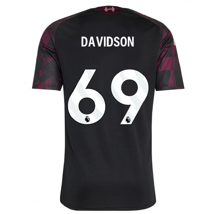 Danxen Homme Maillot Josh Davidson #69 Noir Blanc Violet Troisieme 2026/27 T-Shirt