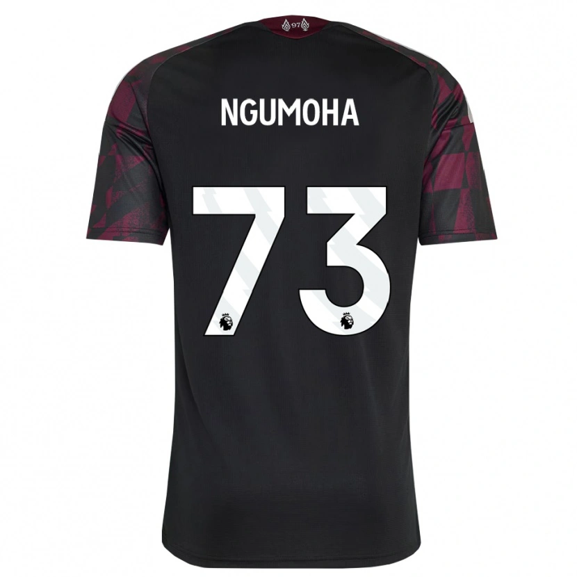 Danxen Homme Maillot Rio Ngumoha #73 Noir Blanc Violet Troisieme 2026/27 T-Shirt