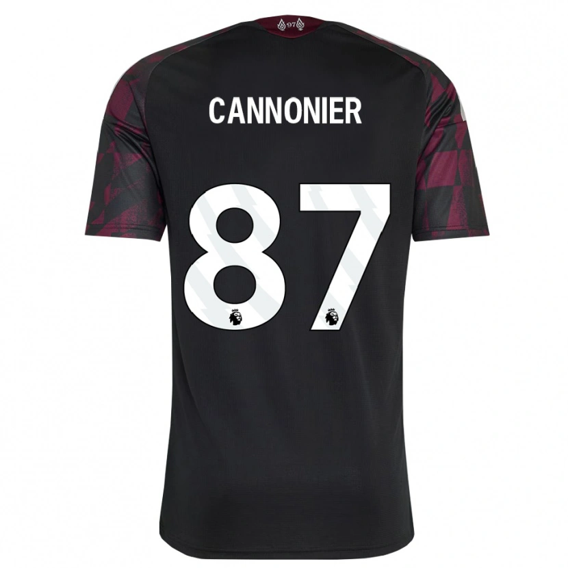 Danxen Homme Maillot Oakley Cannonier #87 Noir Blanc Violet Troisieme 2026/27 T-Shirt