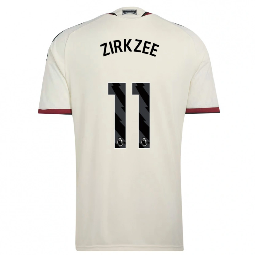 Danxen Homme Maillot Joshua Zirkzee #11 Beige Noir Rouge Troisieme 2026/27 T-Shirt