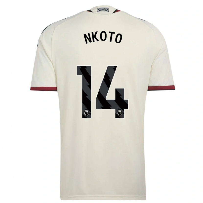Danxen Homme Maillot Bassirou Nkoto #14 Beige Noir Rouge Troisieme 2026/27 T-Shirt