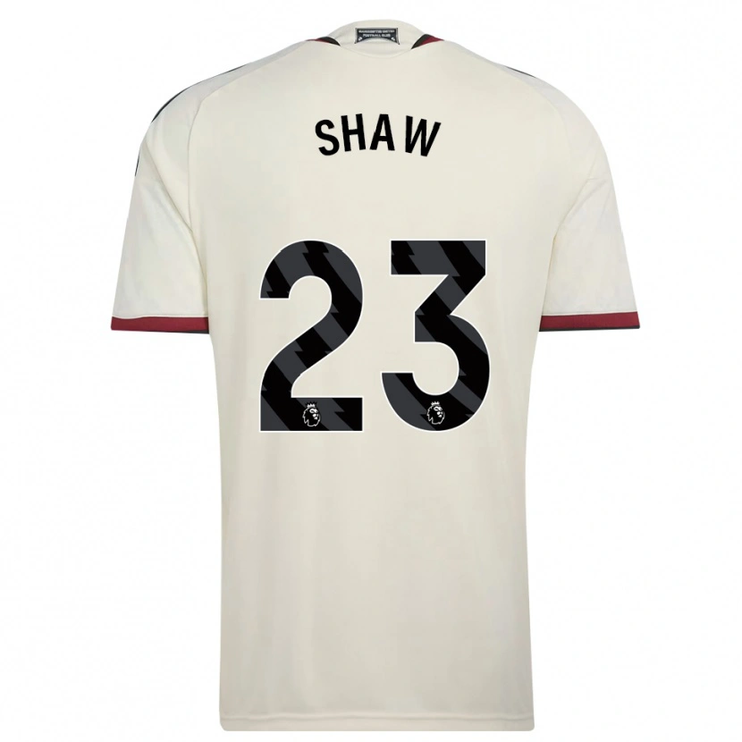 Danxen Homme Maillot Luke Shaw #23 Beige Noir Rouge Troisieme 2026/27 T-Shirt