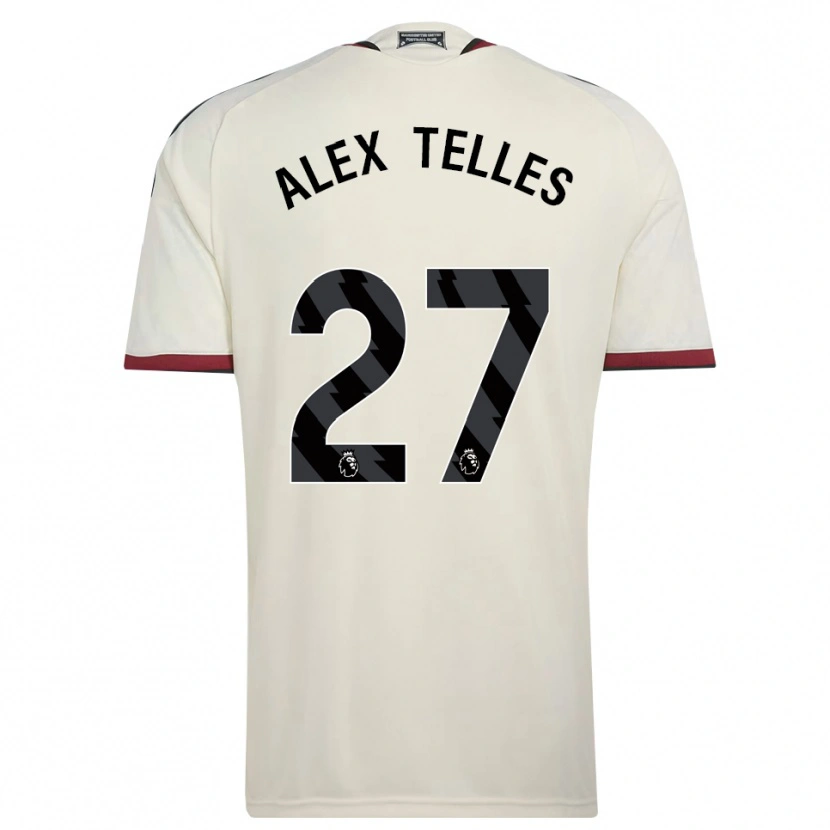 Danxen Homme Maillot Alex Nicolao Telles #27 Beige Noir Rouge Troisieme 2026/27 T-Shirt