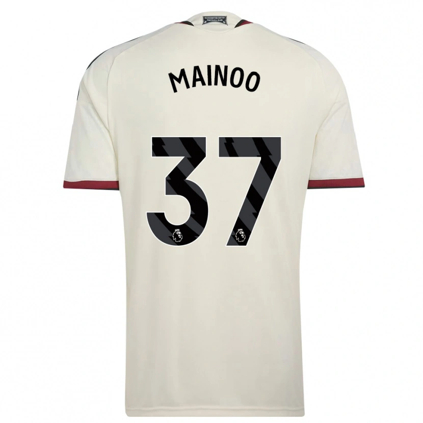 Danxen Homme Maillot Kobbie Mainoo #37 Beige Noir Rouge Troisieme 2026/27 T-Shirt
