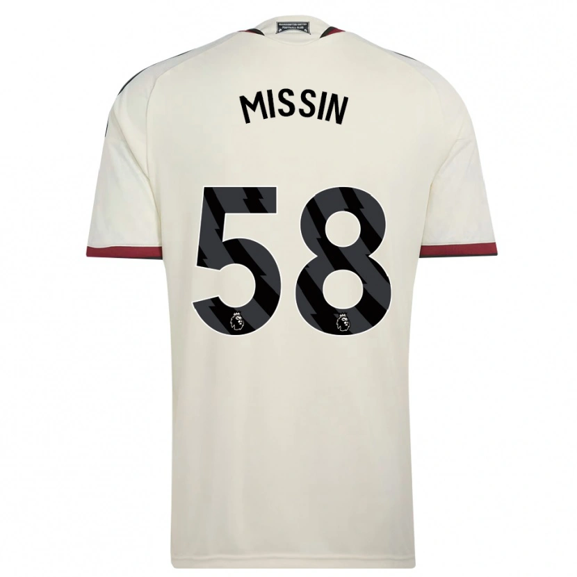 Danxen Homme Maillot Ashton Missin #58 Beige Noir Rouge Troisieme 2026/27 T-Shirt