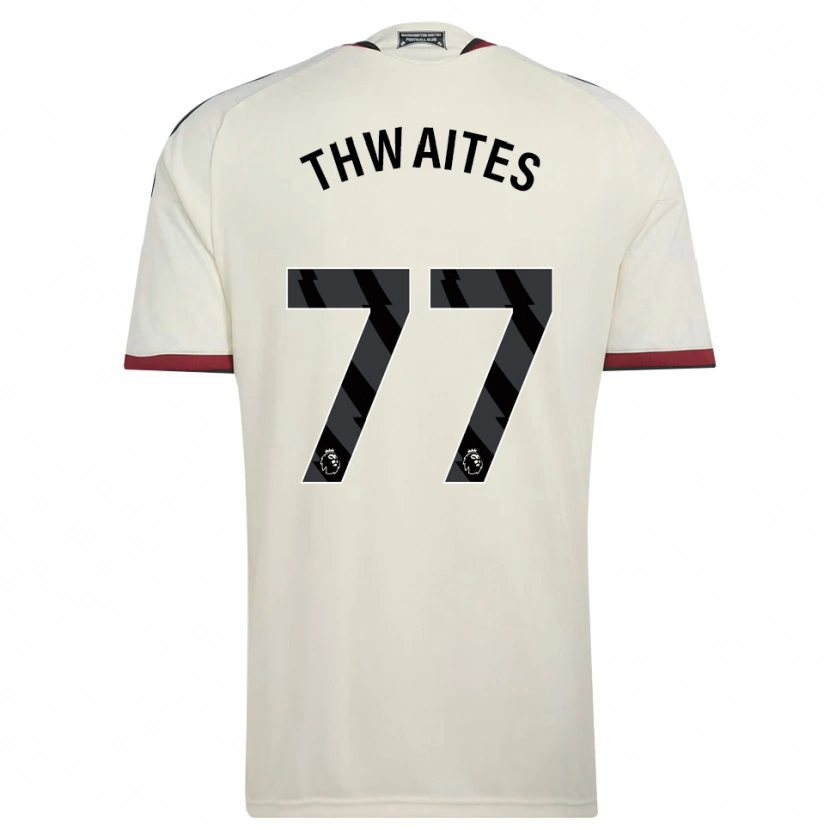 Danxen Homme Maillot Jim Thwaites #77 Beige Noir Rouge Troisieme 2026/27 T-Shirt