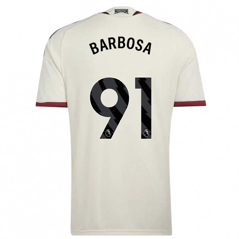 Danxen Homme Maillot Neithan Barbosa #91 Beige Noir Rouge Troisieme 2026/27 T-Shirt