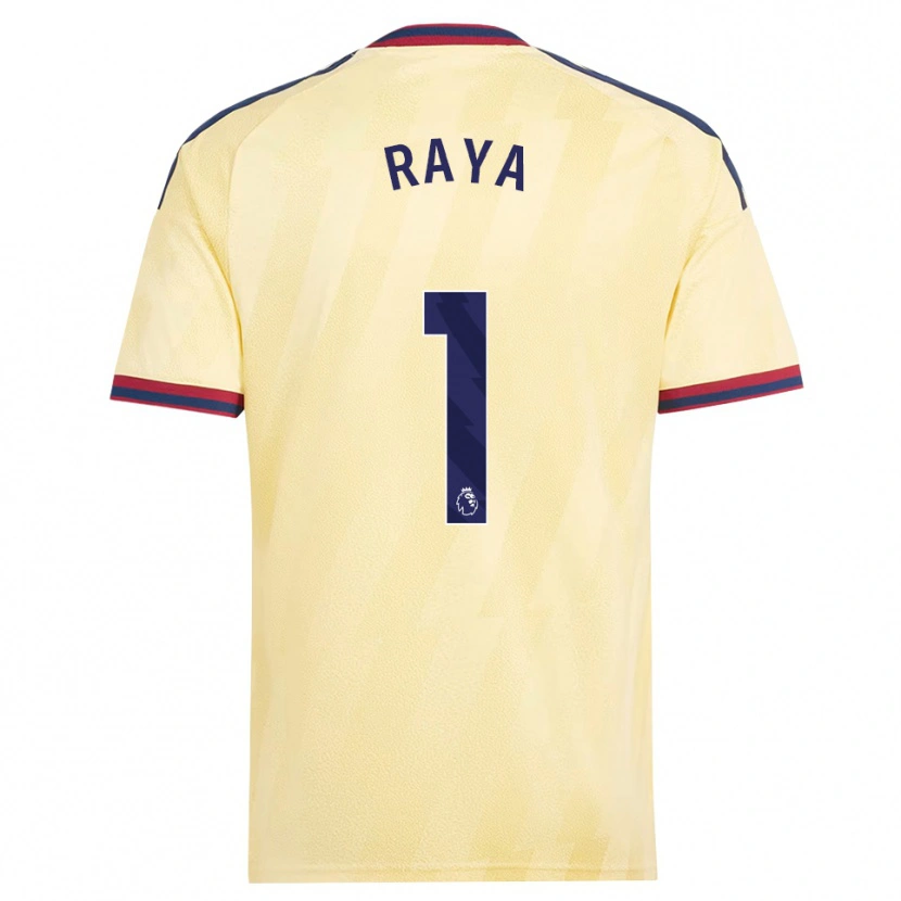 Danxen Homme Maillot David Raya #1 Jaune Clair Midnightblue Troisieme 2026/27 T-Shirt