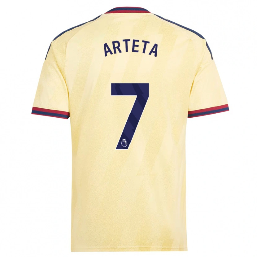 Danxen Homme Maillot Gabriel Arteta #7 Jaune Clair Midnightblue Troisieme 2026/27 T-Shirt